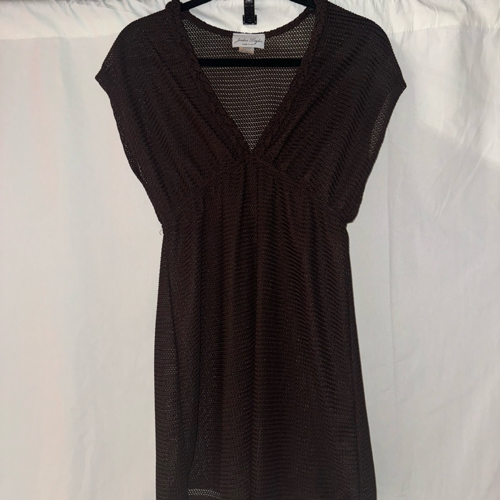 Jordan Taylor Elegant Black Mesh Dress